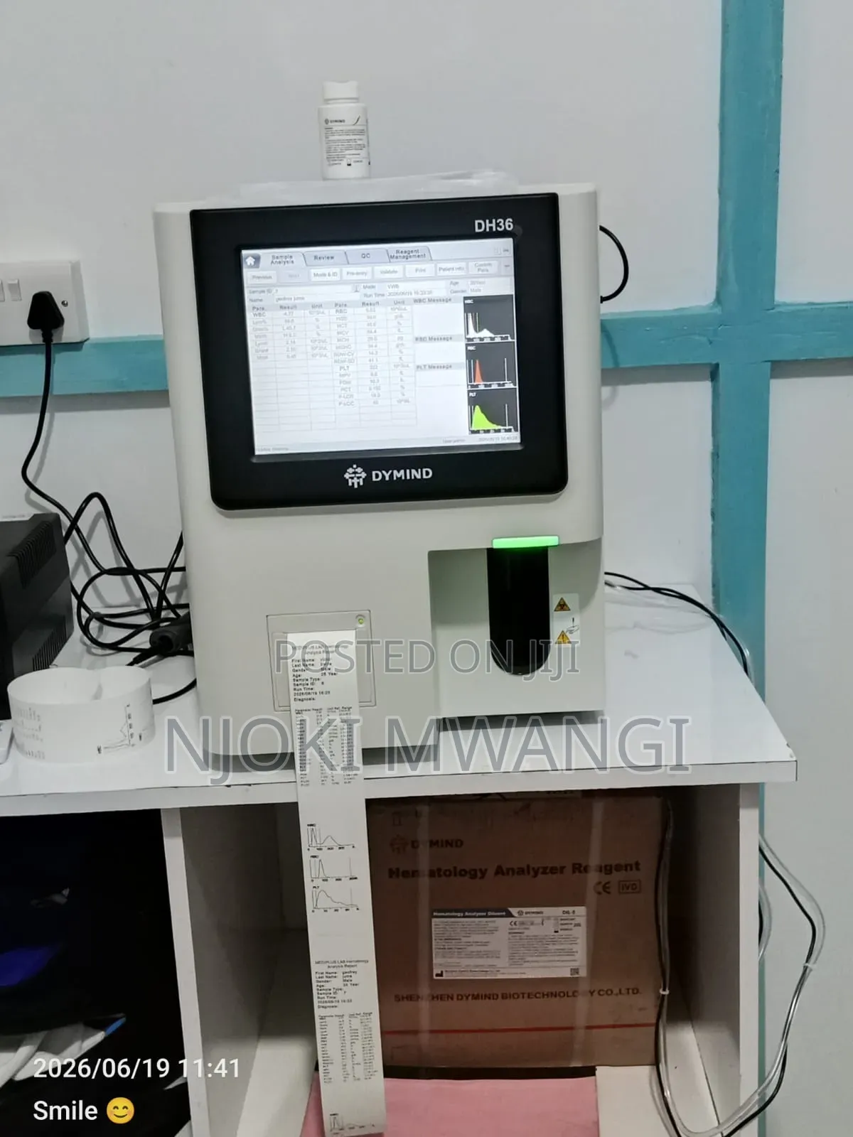 Dymind Dh36 Haematology Analyzer.