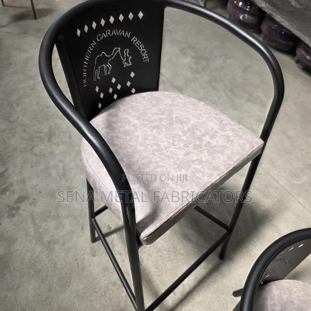 Metal Bar Stools With Arms - main view