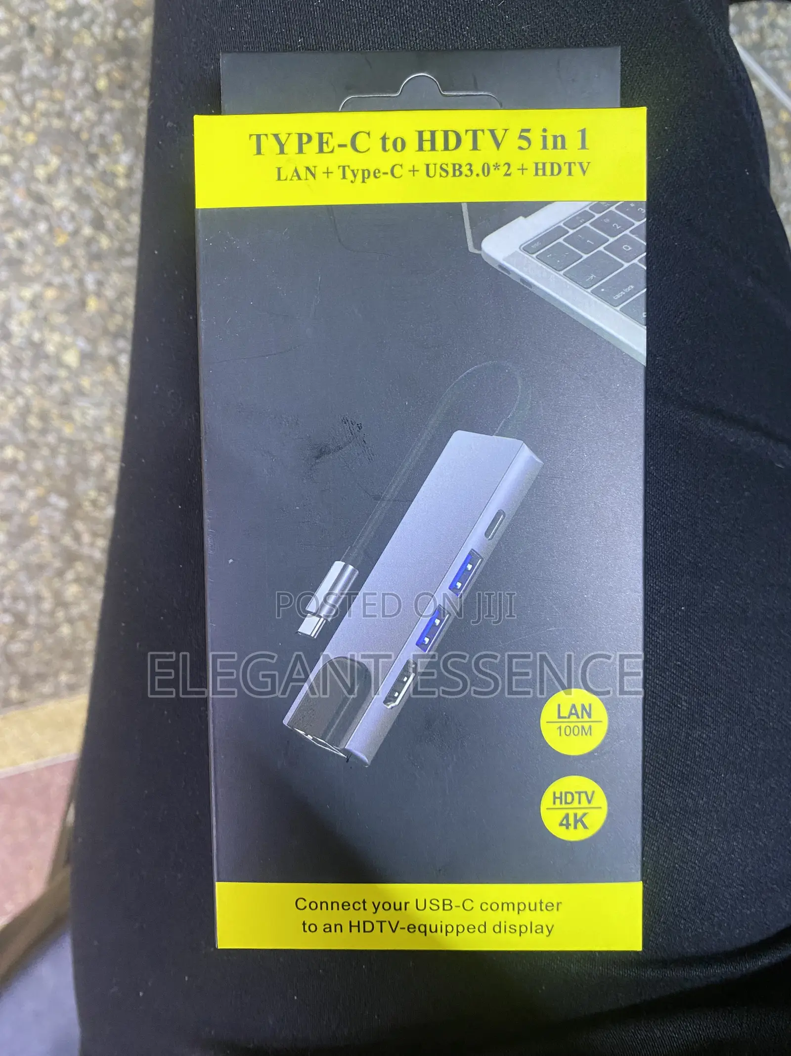 HDTV 5 in 1 Type C Usb Hub 3.0 5 Ports Extension Adapter