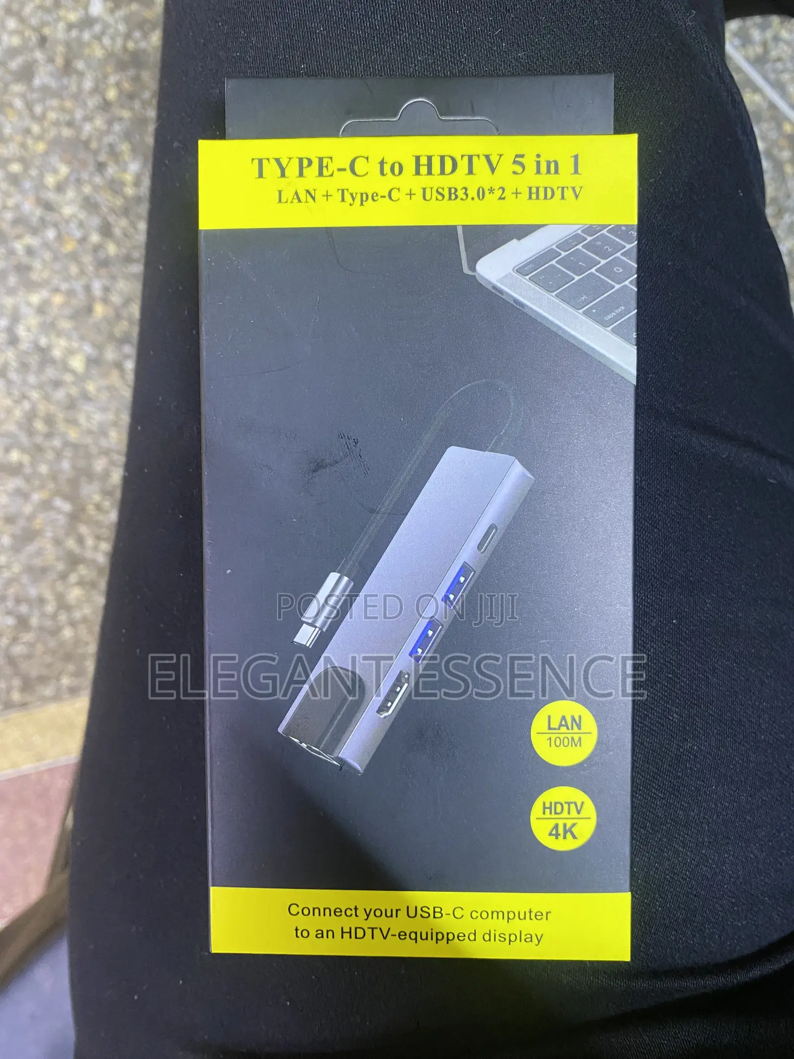 HDTV 5 in 1 Type C Usb Hub 3.0 5 Ports Extension Adapter