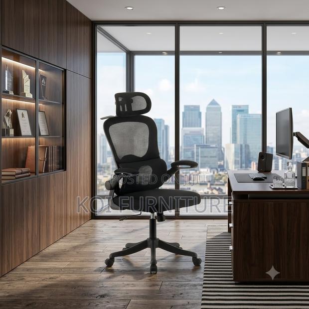 Office Chairs; Orthopedic Mesh Office Chairs With Adjustable Armrest