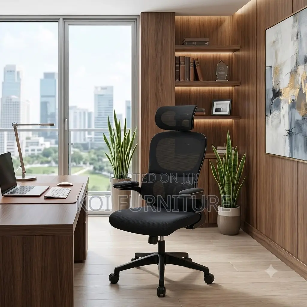 Office Chairs; Orthopedic Mesh Office Chairs With Adjustable Armrest