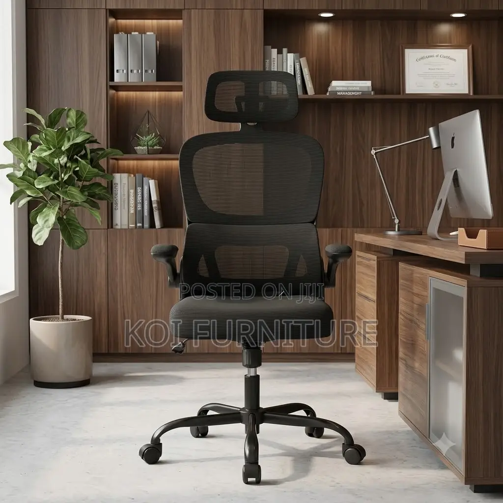 Office Chairs; Orthopedic Mesh Office Chairs With Adjustable Armrest