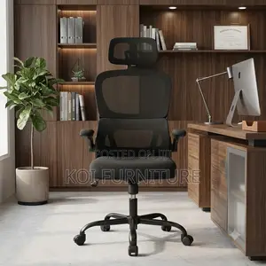 Office Chairs; Orthopedic Mesh Office Chairs With Adjustable Armrest