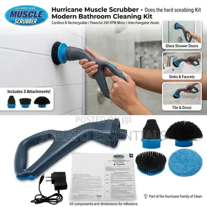 Cordless Electric Cleaning Brush - Hurricane Muscle Scrubber