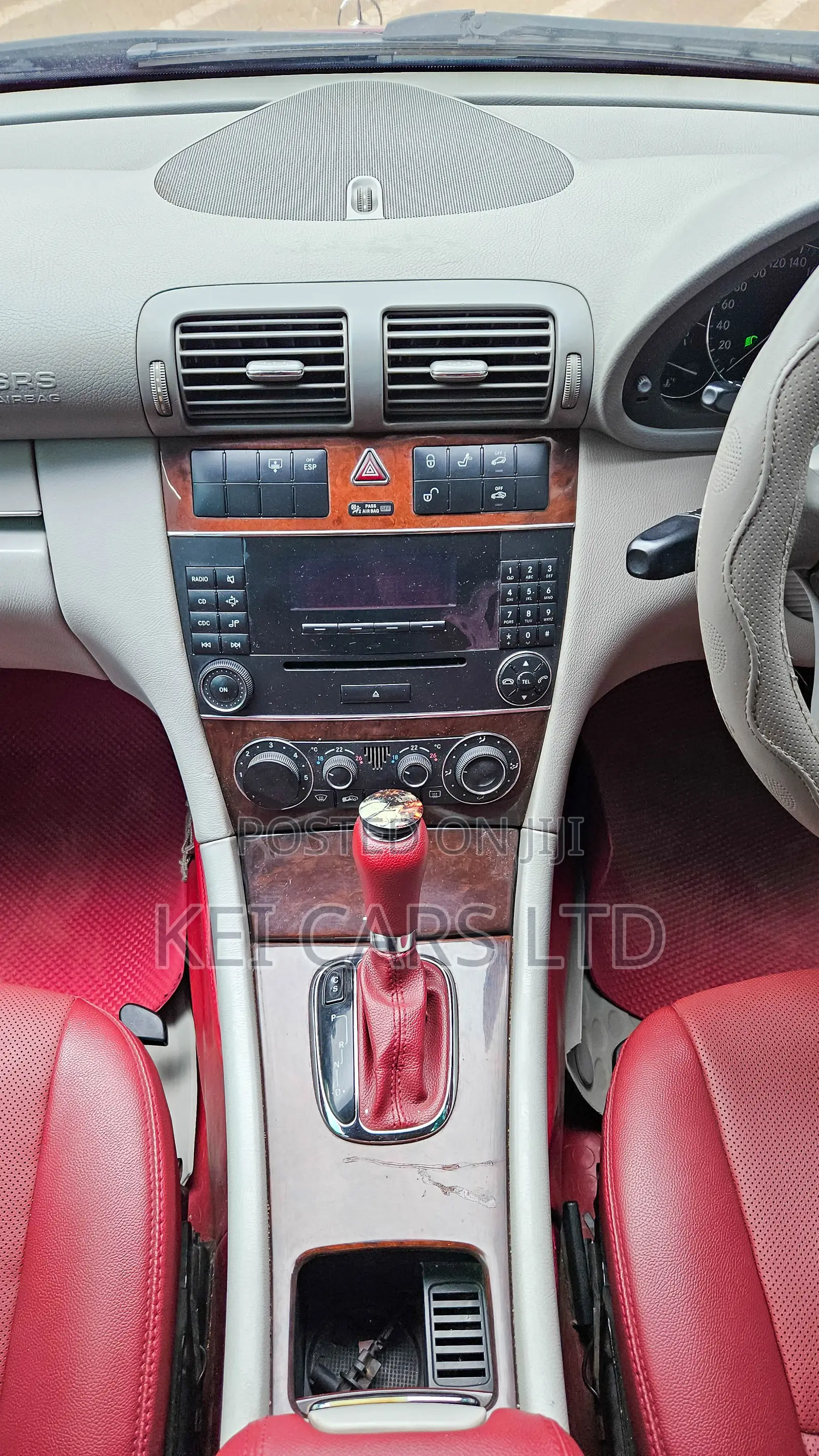 Mercedes-Benz C200 2004 Maroon