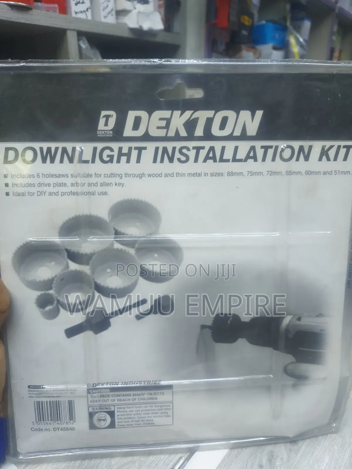 Dekton 9-Piece Downlight Installation Kit