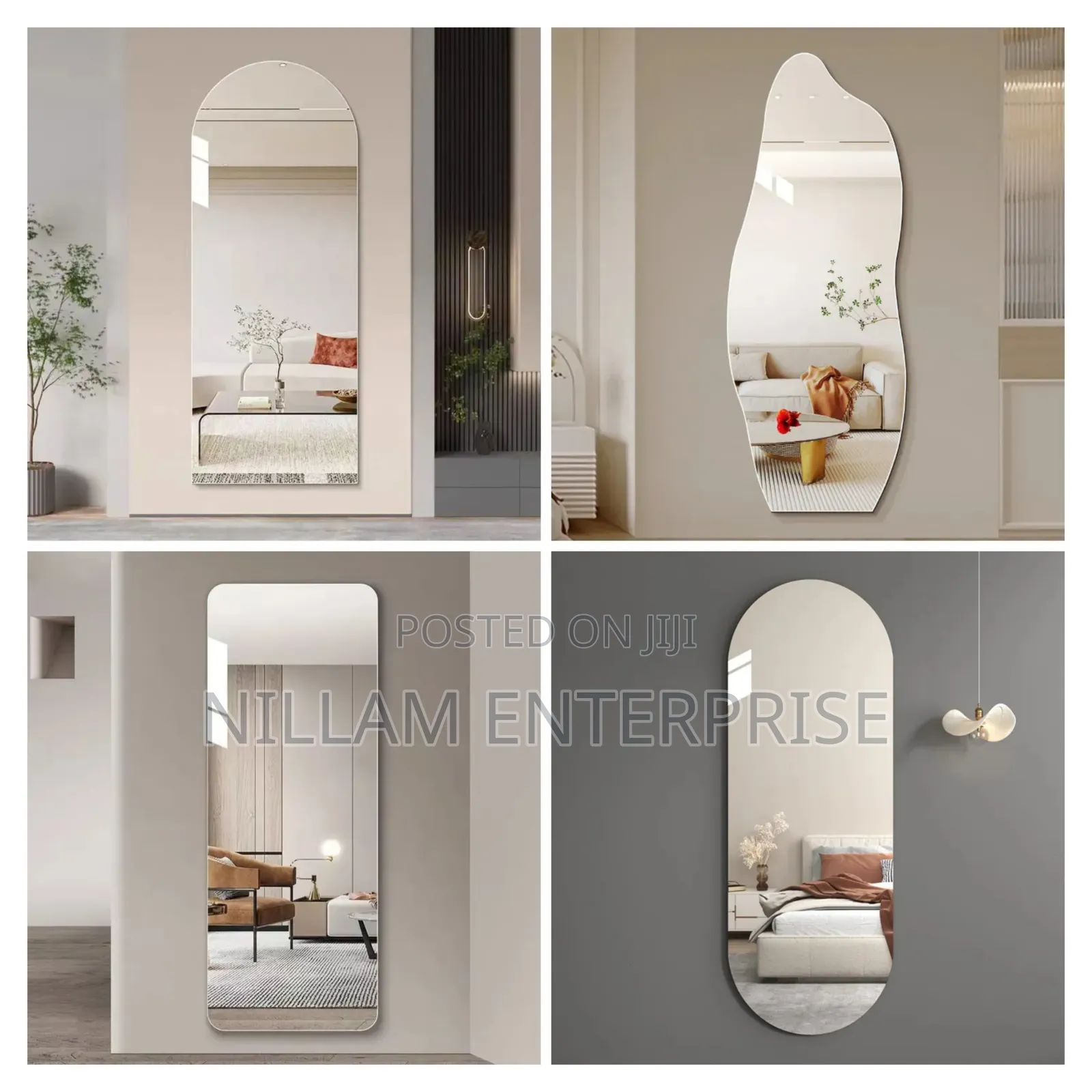 Unbreakable Acrylic Mirror / Self Adhesive Mirrors*