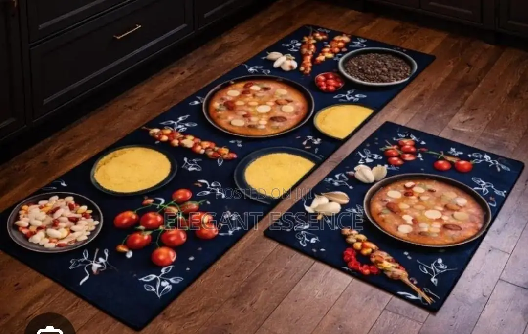 Colorful Antislip 2 in 1 Kitchen Mats With a Heavy Grip