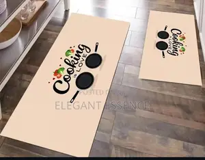 Colorful Antislip 2 in 1 Kitchen Mats With a Heavy Grip