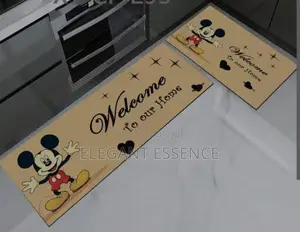 Colorful Antislip 2 in 1 Kitchen Mats With a Heavy Grip