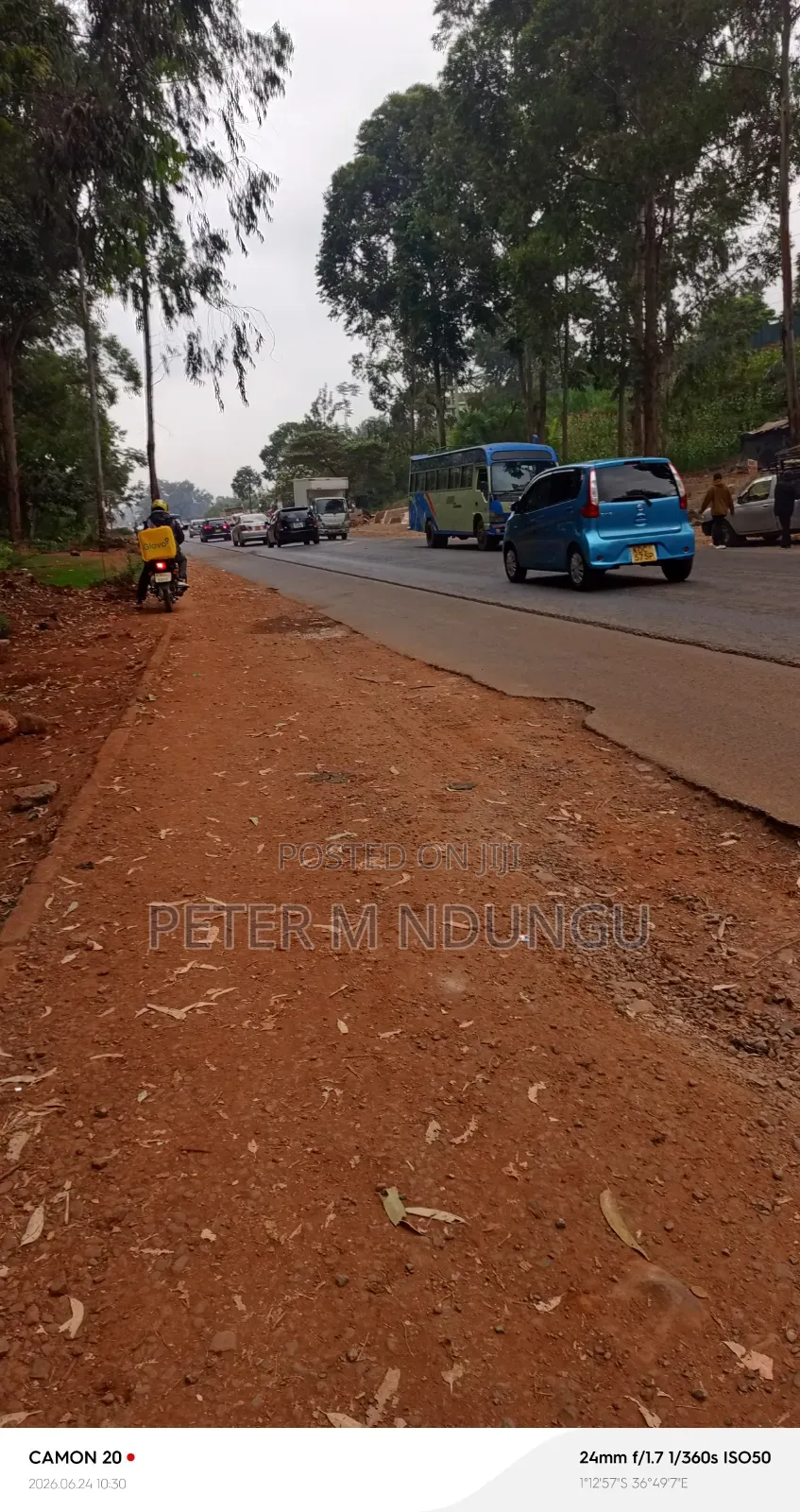 Runda-prime Commercial 2 Acres Touching Northern Bypass ,Title
