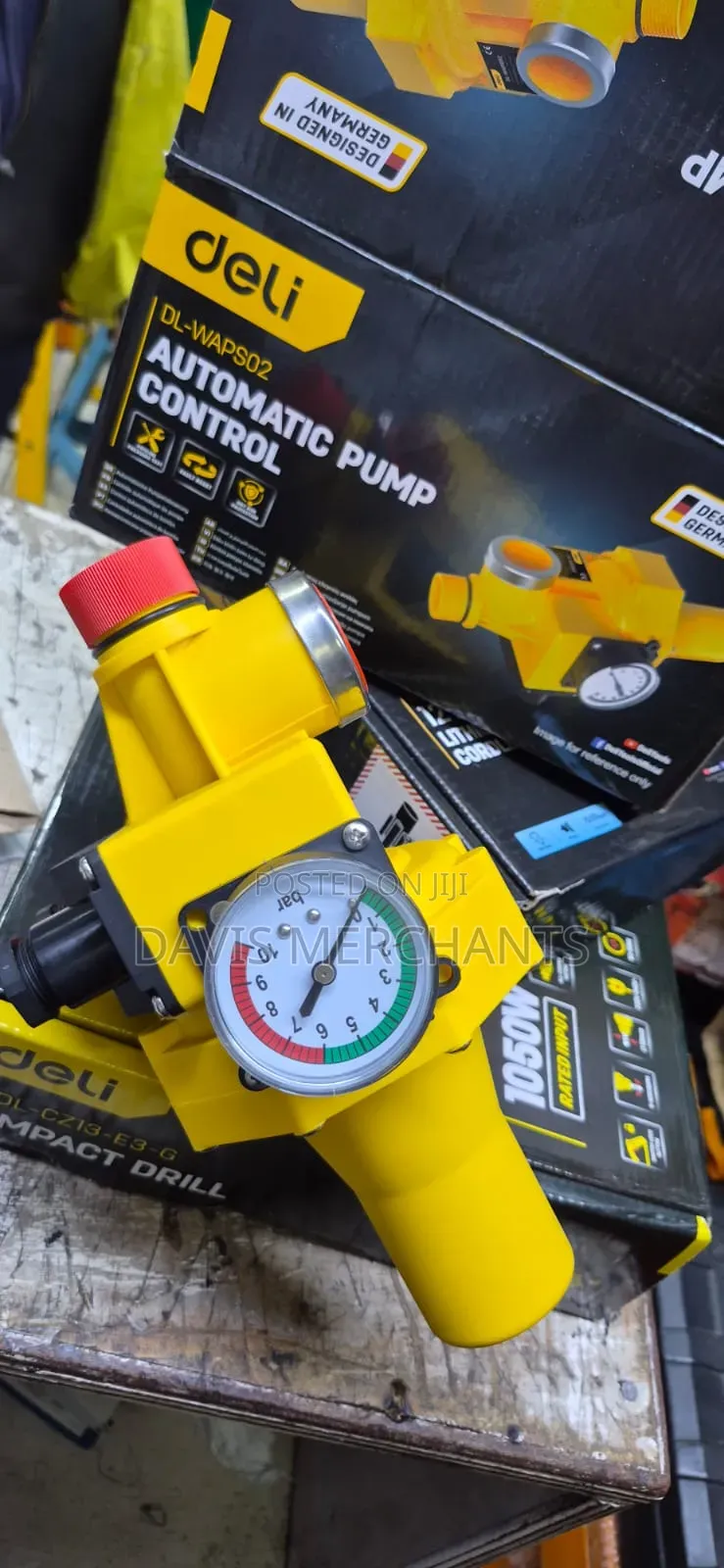 Automatic Pump Control With Pressure Gauge, Deli India.