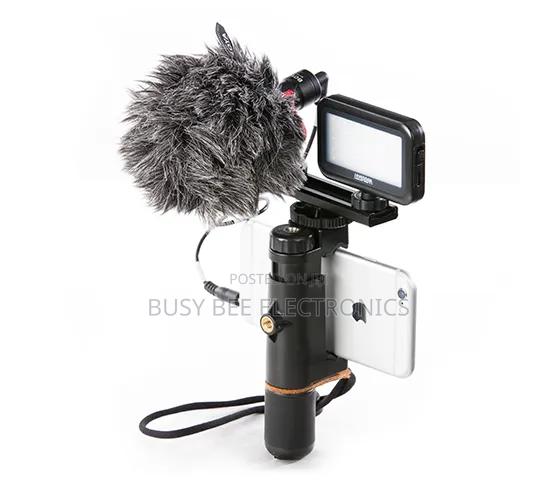 By-Mm1 Video Recording Microphone for iPhone Android DSLR - thumbnail 3