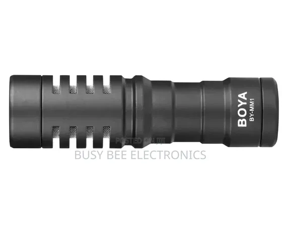 By-Mm1 Video Recording Microphone for iPhone Android DSLR