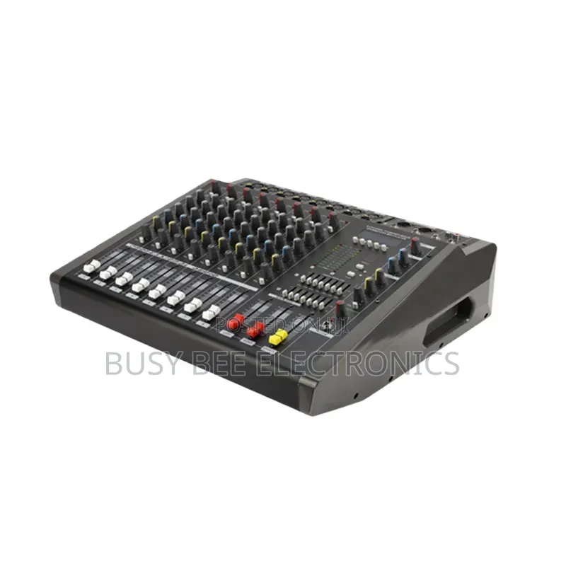 8-Channel Stage Mixer With Usb Effect Dedicated Phantom Power