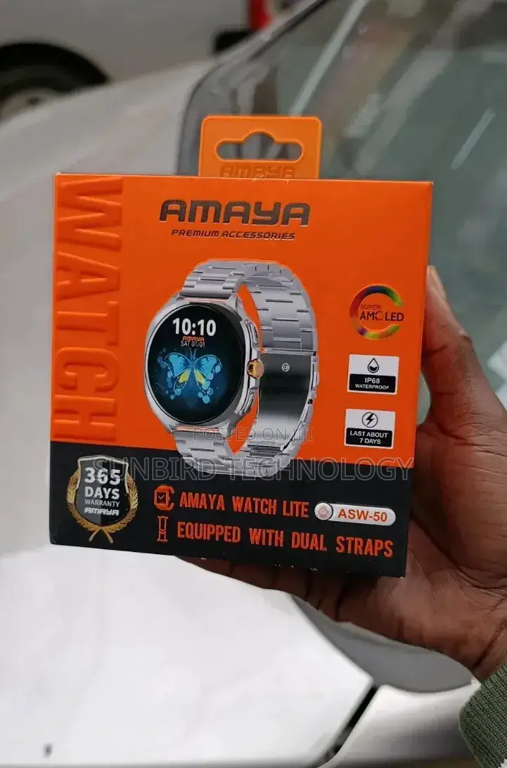Amaya Super Amoled Watch Lite Asw-50 Smartwatch