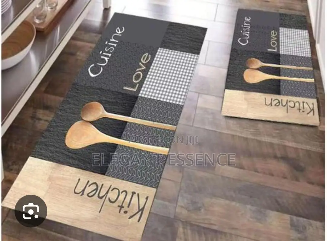 Minimalist Prints Non-Slip 2pcs Kitchen Mats