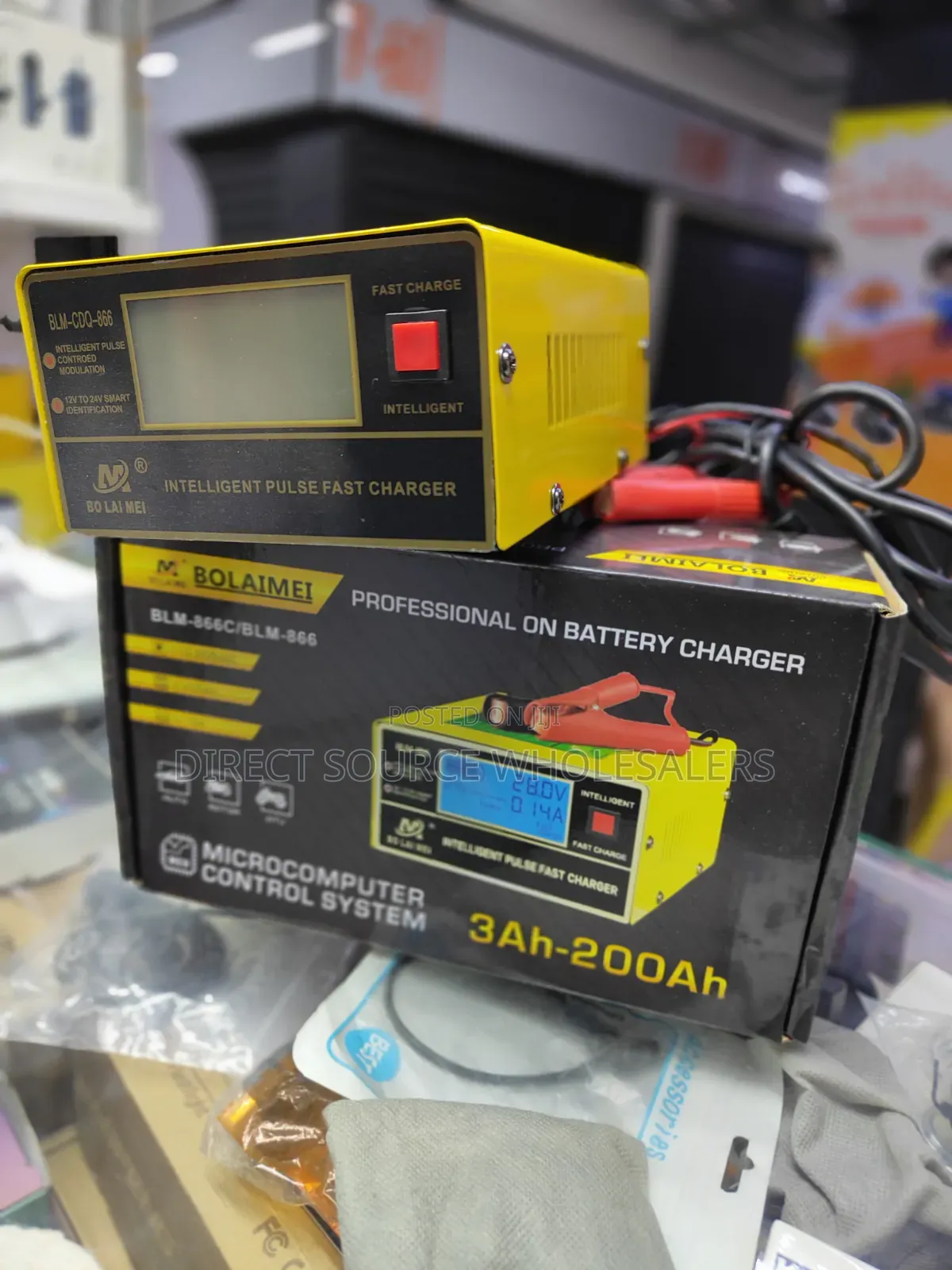 Professional 12v-24v Car Battery Fast Charger