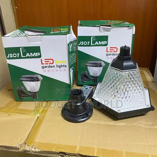 Outdoor Solar Garden Light With RGB Warm White Illumination