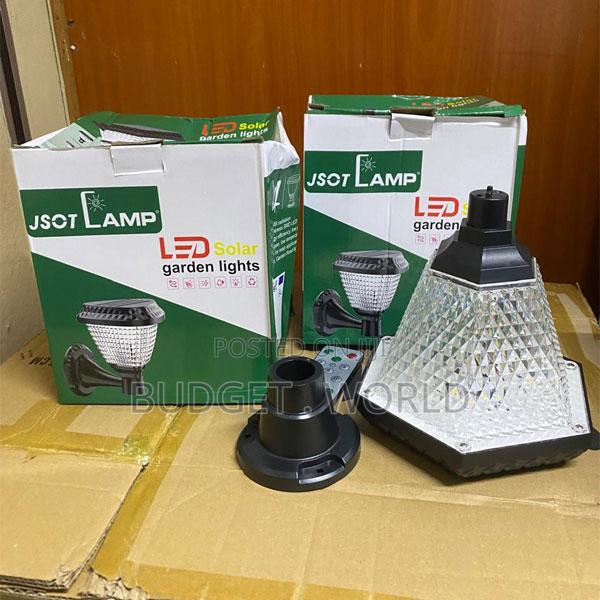 . Solar Powered Gate Pillar Lamp – RGB Decorative Landscape Light