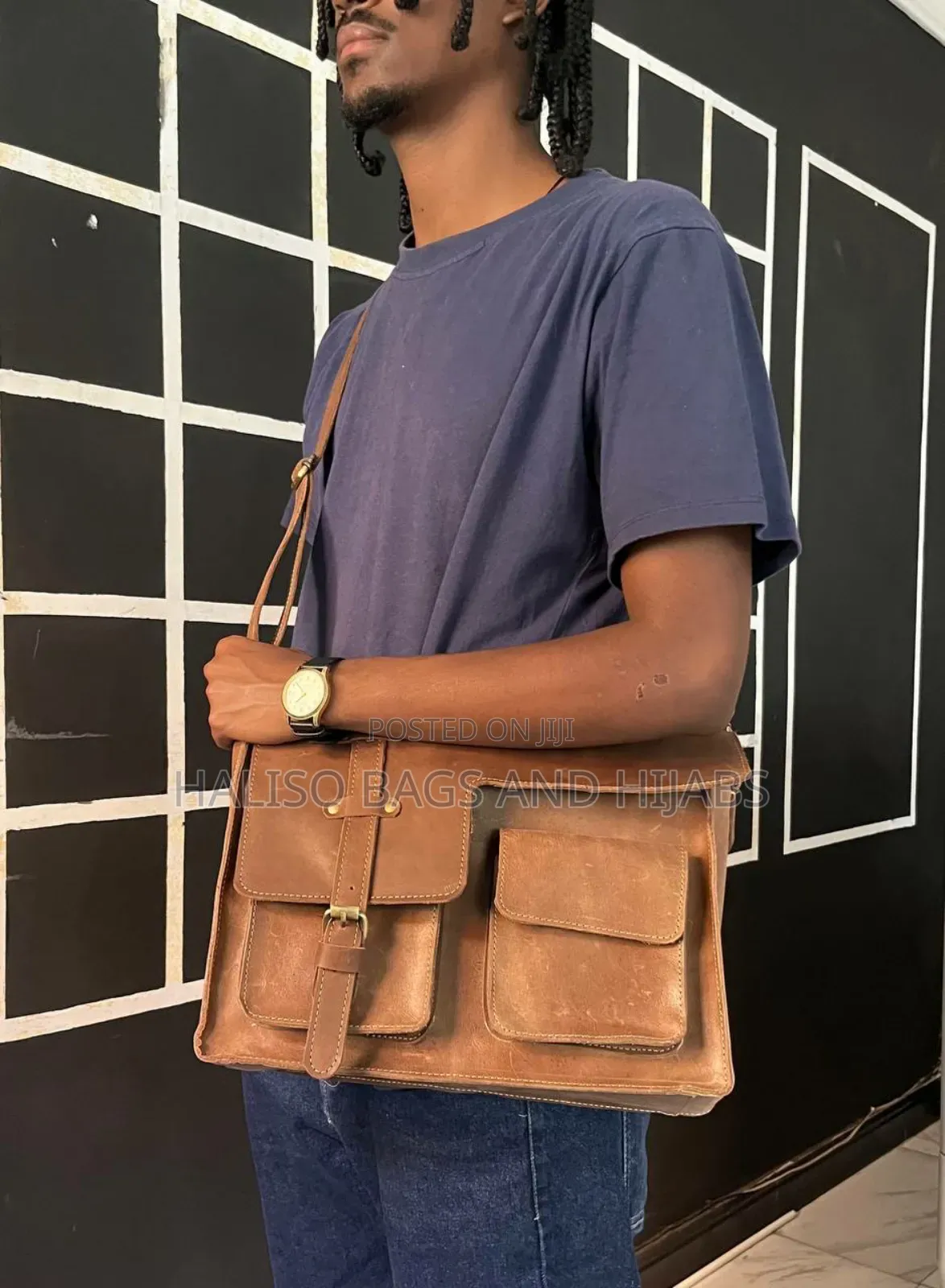 Men's Bag From 100% Ethiopian Leather