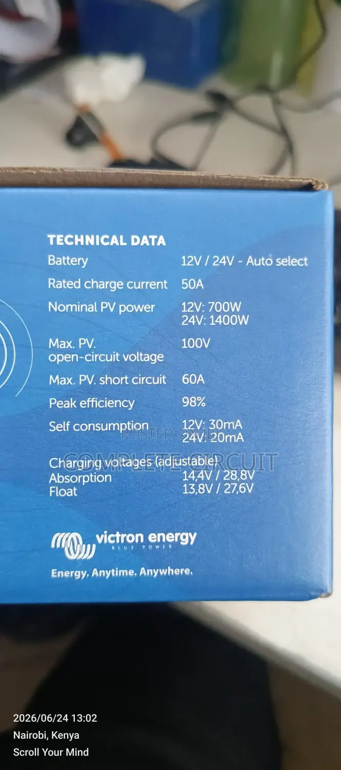 Victron Smartsolar MPPT 100/50 SCC
