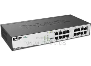 Dlink 10/100m 16-Port Fast Ethernet Unmanaged Desktop Switch Des