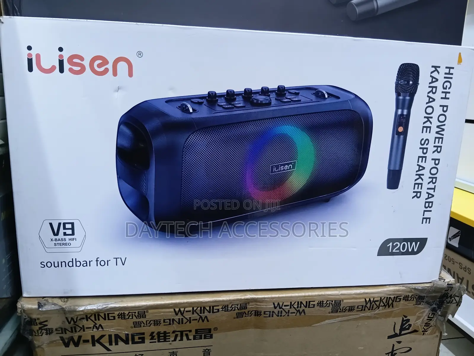 This Is an Ilisen V9 High Power Portable Karaoke Speaker