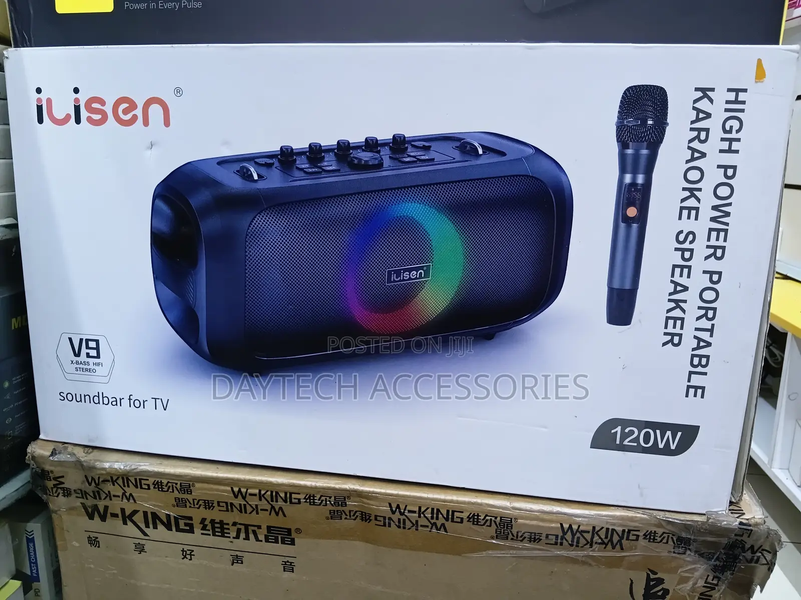This Is an Ilisen V9 High Power Portable Karaoke Speaker