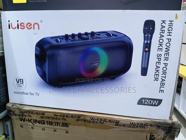 This Is an Ilisen V9 High Power Portable Karaoke Speaker - thumbnail 2
