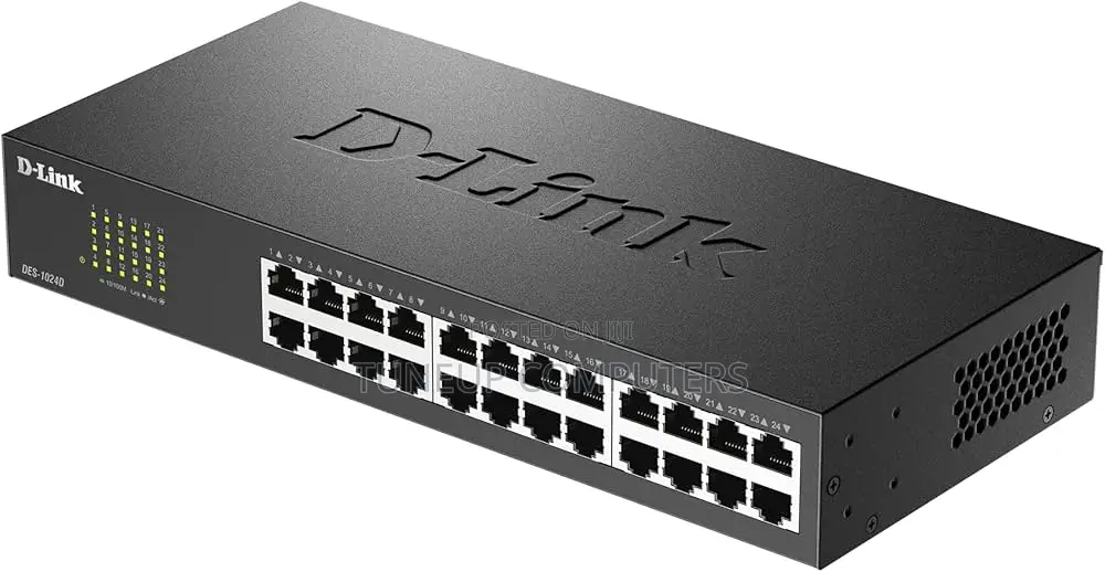 D-Link 24 Port 10/100mbps Unmanaged Switch Des-1024d