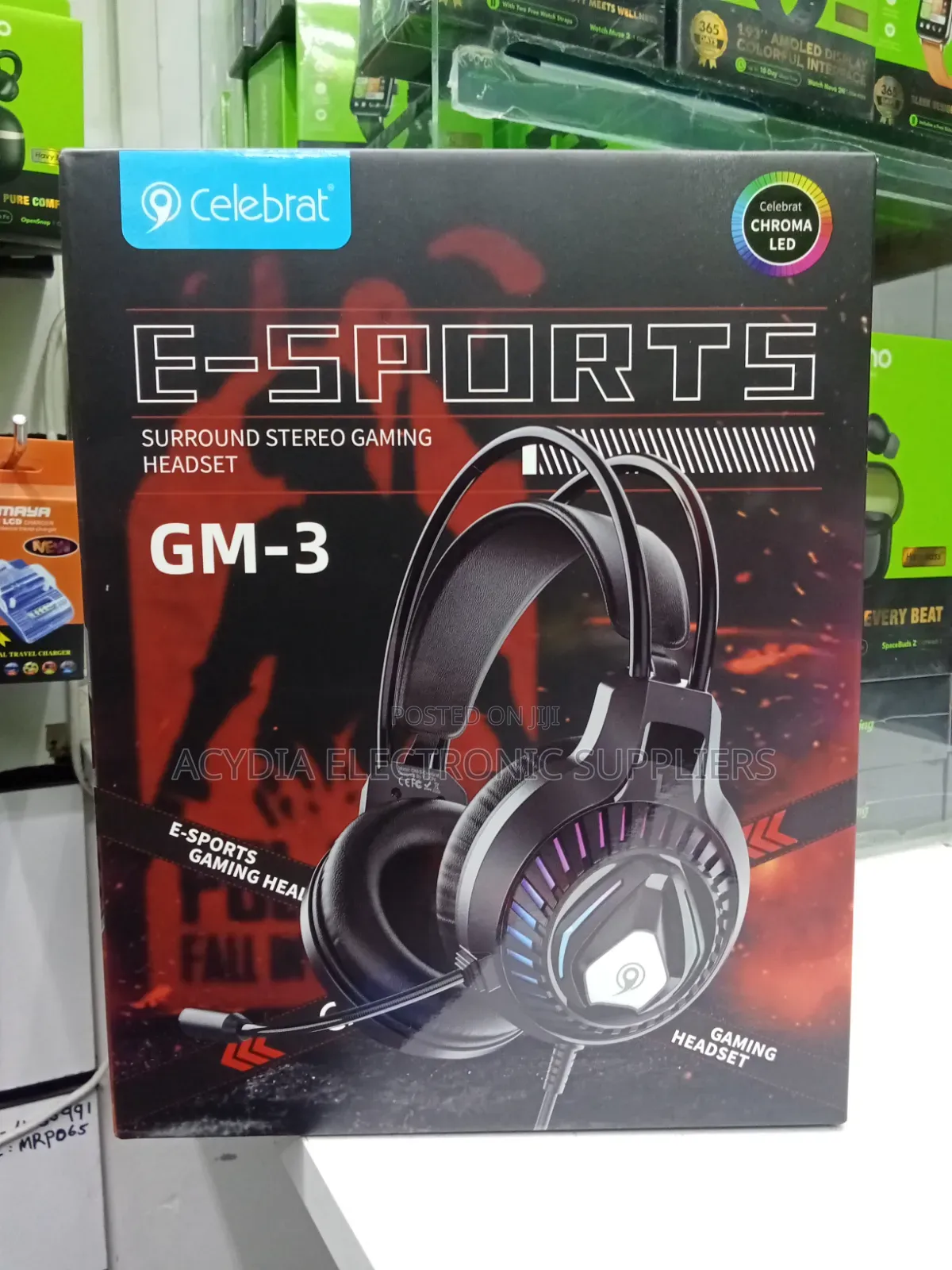 Celebrat Gm-3 E-Sports Gaming Headset With Stereo Sound