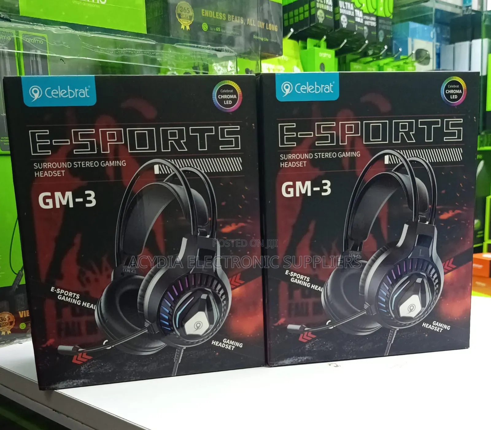 Celebrat Gm-3 E-Sports Gaming Headset With Stereo Sound