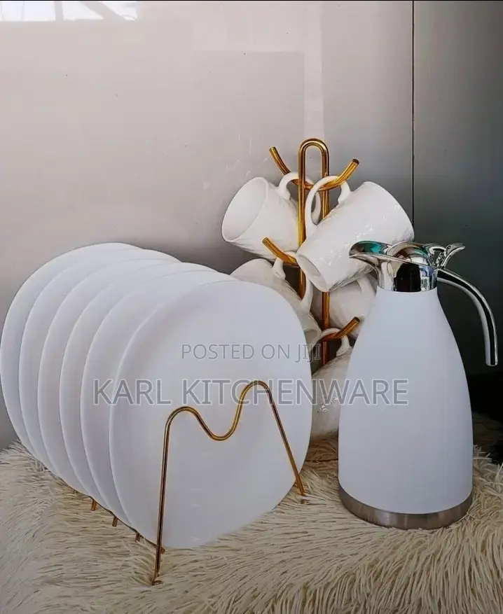 13-Piece Premium Ceramic Breakfast Tea Dinner Set With 2l Insulated