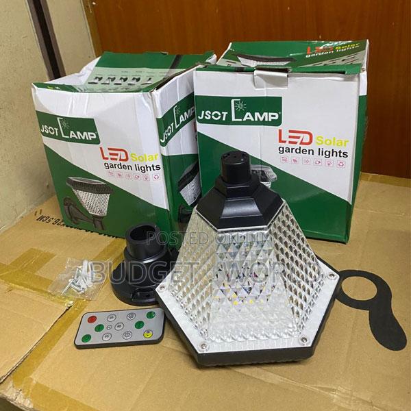 Solar Landscape Lamp With Rgb, Warm White Cool White Modes