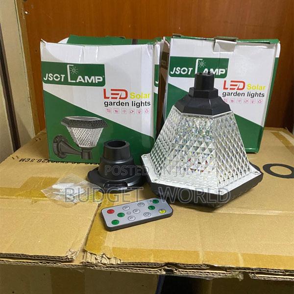 Premium Solar Outdoor Post Light – Stylish RGB Garden Illumination
