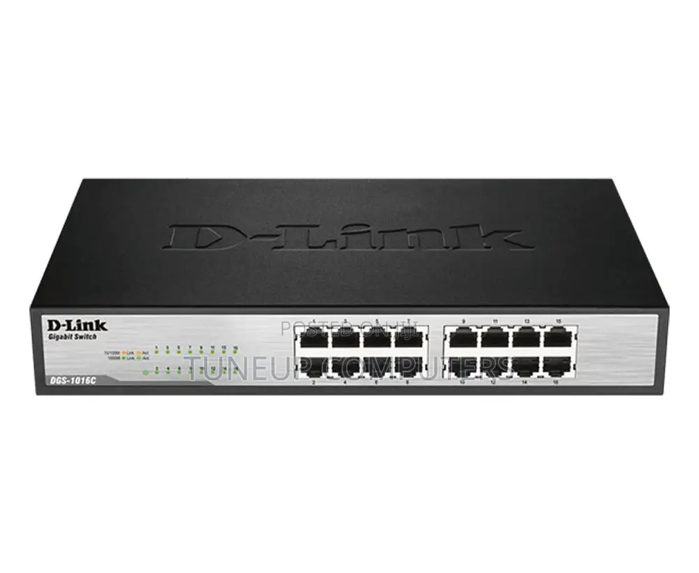 D-Link DGS-1016c/B 16-Portbase-T Unmanaged Switch