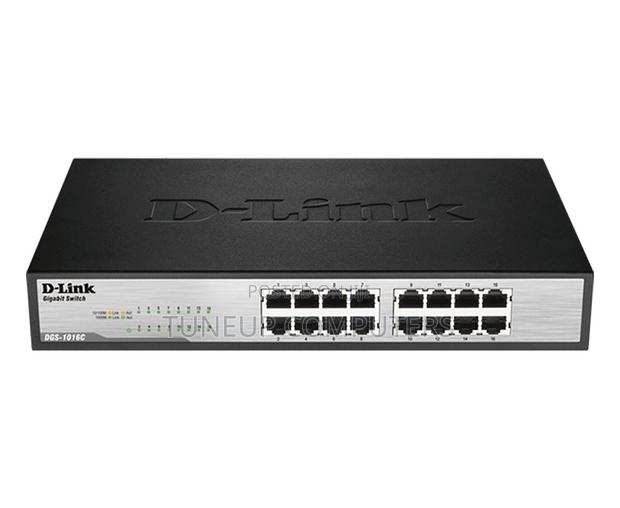 D-Link DGS-1016c/B 16-Portbase-T Unmanaged Switch - thumbnail 2