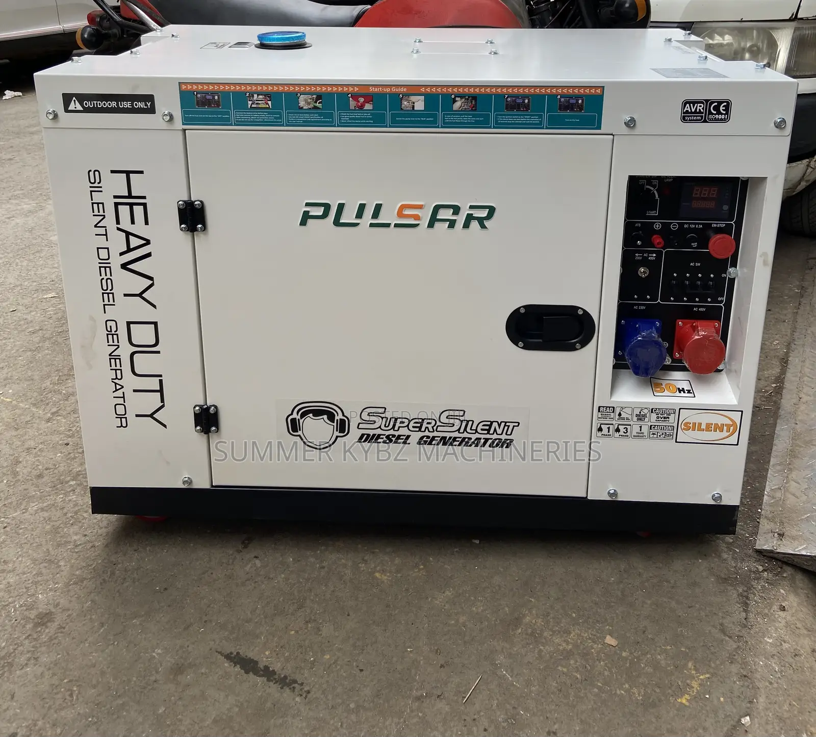 Pulser Super Silent Diesel Generator 15kva With Ats