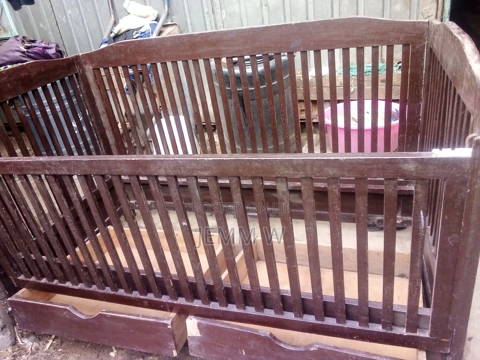 Babycot In Brown Colour