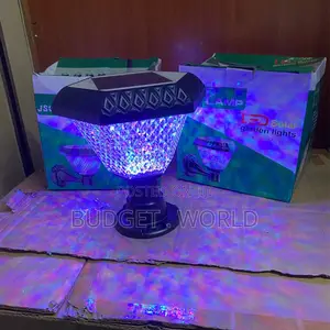 Waterproof Solar Landscape Post Light – Decorative RGB Illumination
