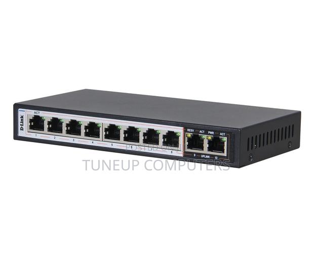 D-Link Des-F1010p-E/B 10-Port Long Range Poe Switch
