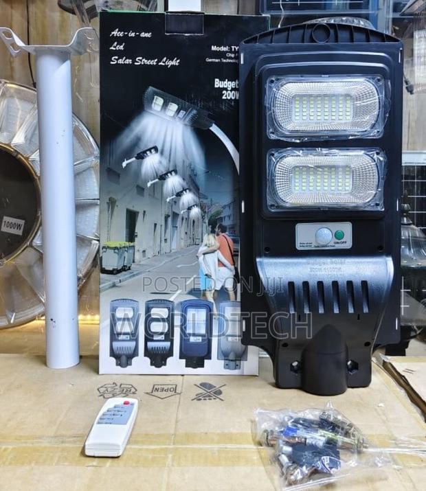 Budget 200w Solar Street Light/200w Streetlight With Motion Sensor