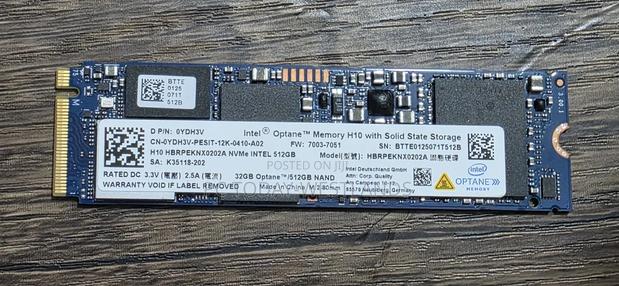 Intel Optane Memory H10 32gb With SSD Solid State Storage 512gb