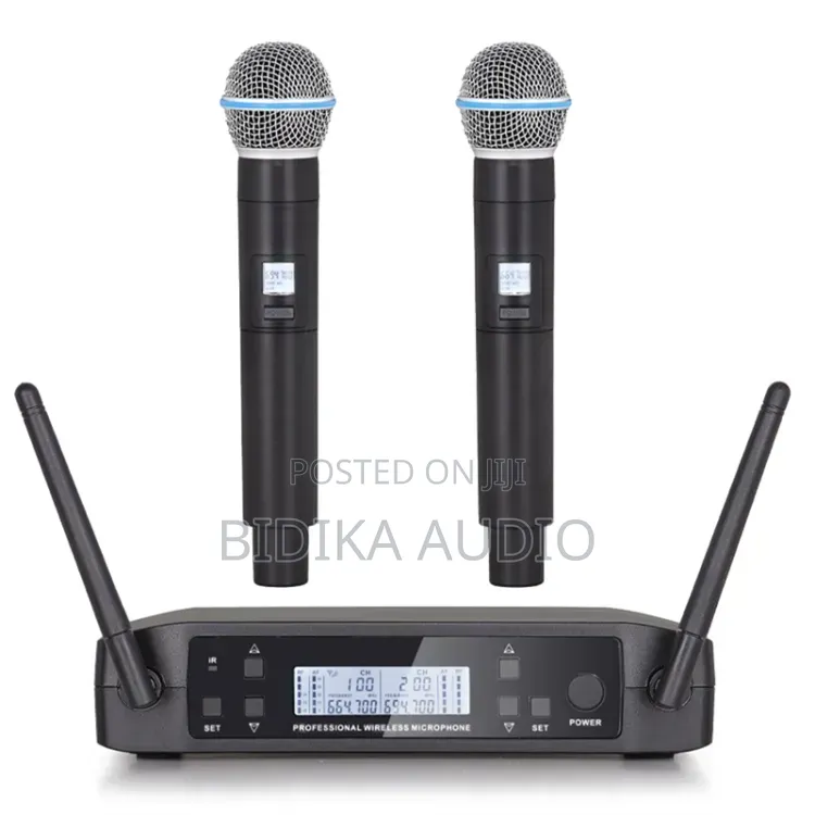 Glxd4 Uhf 2ch Wireless Microphone (2-Hand or 1-Hand 1-Head/Tie)