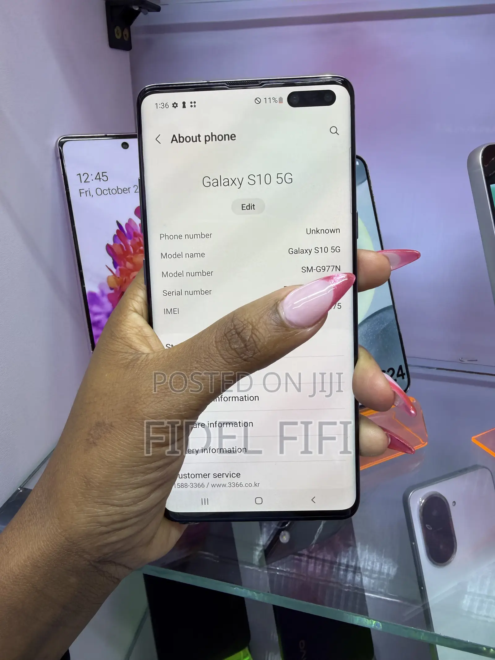 Samsung Galaxy S10 5G 256 GB Black