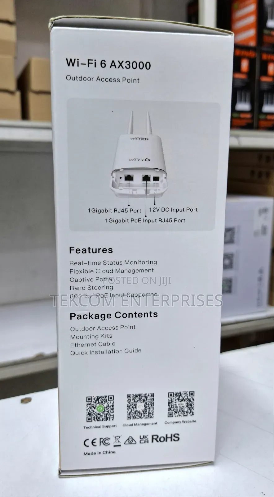 Wi-Tek Wi-Ap316ax-Lite Wi-Fi 6 Outdoor Access Point