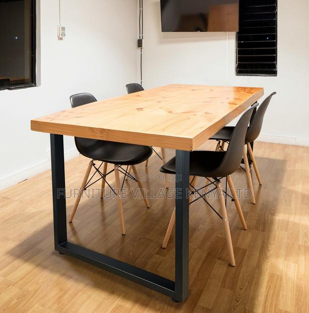 Modern Stylish Wooden Computer Desk - thumbnail 8