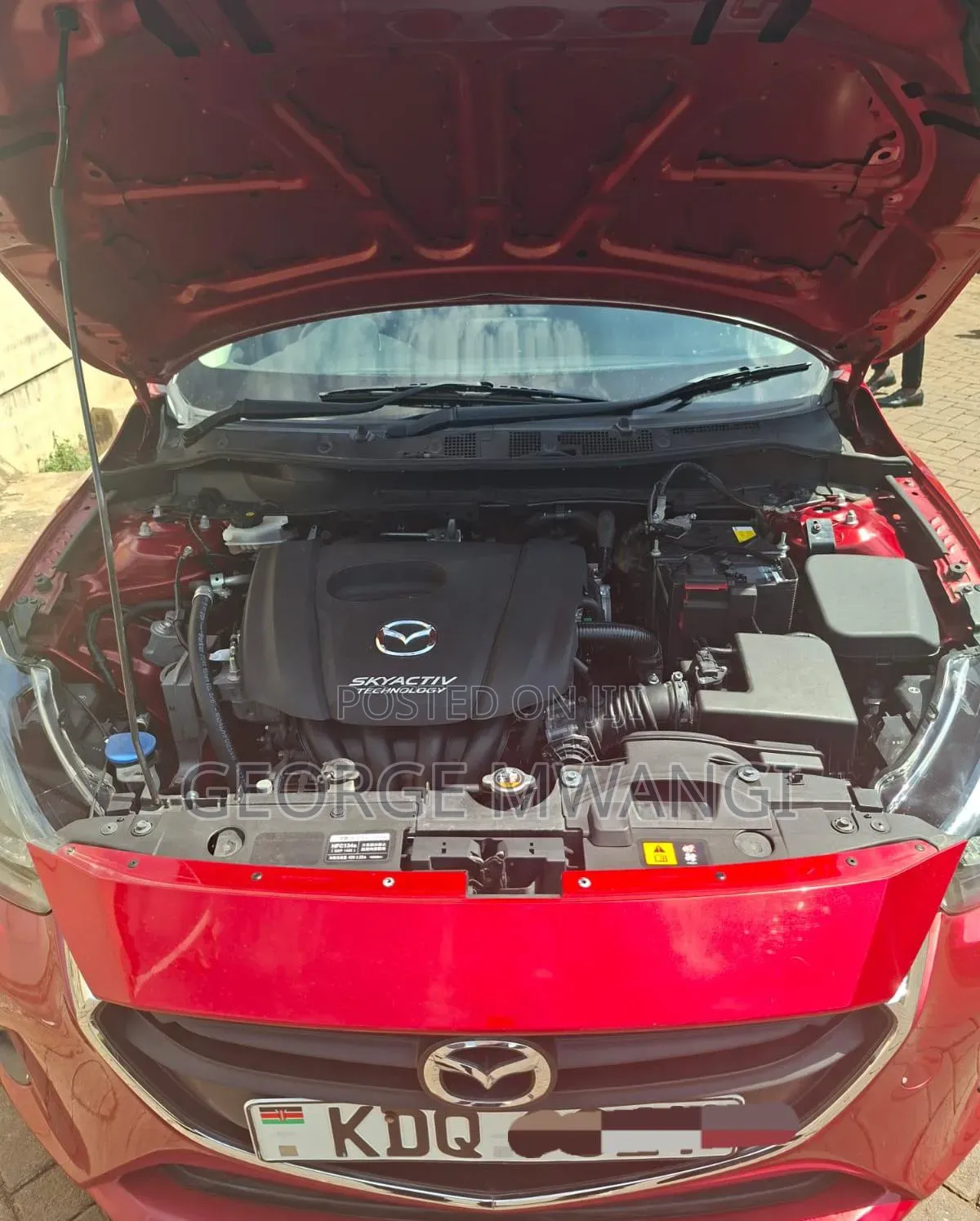 Mazda Demio 2017 Maroon